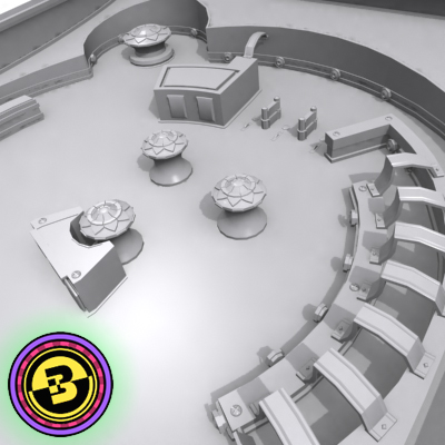 3D Model of Detailed Pinball Machine - 3D Render 3